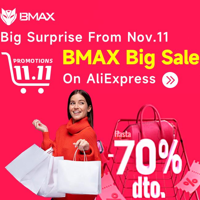 Incroyable! Le festin promotionnel Double 11 de BMAX sur AliExpress est lancé avec enthousiasme, créant un nouveau pic de popularité !