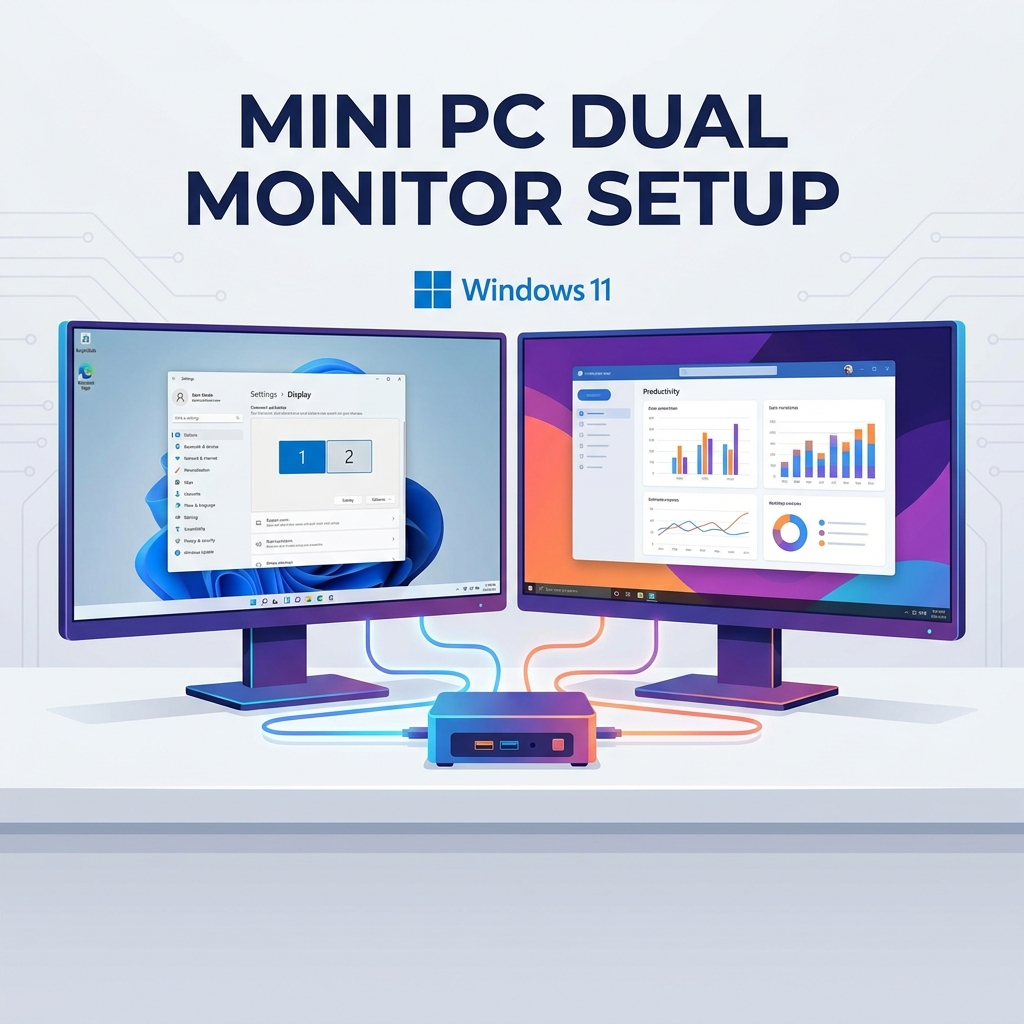 Comment configurer deux moniteurs sur un mini PC Windows 11